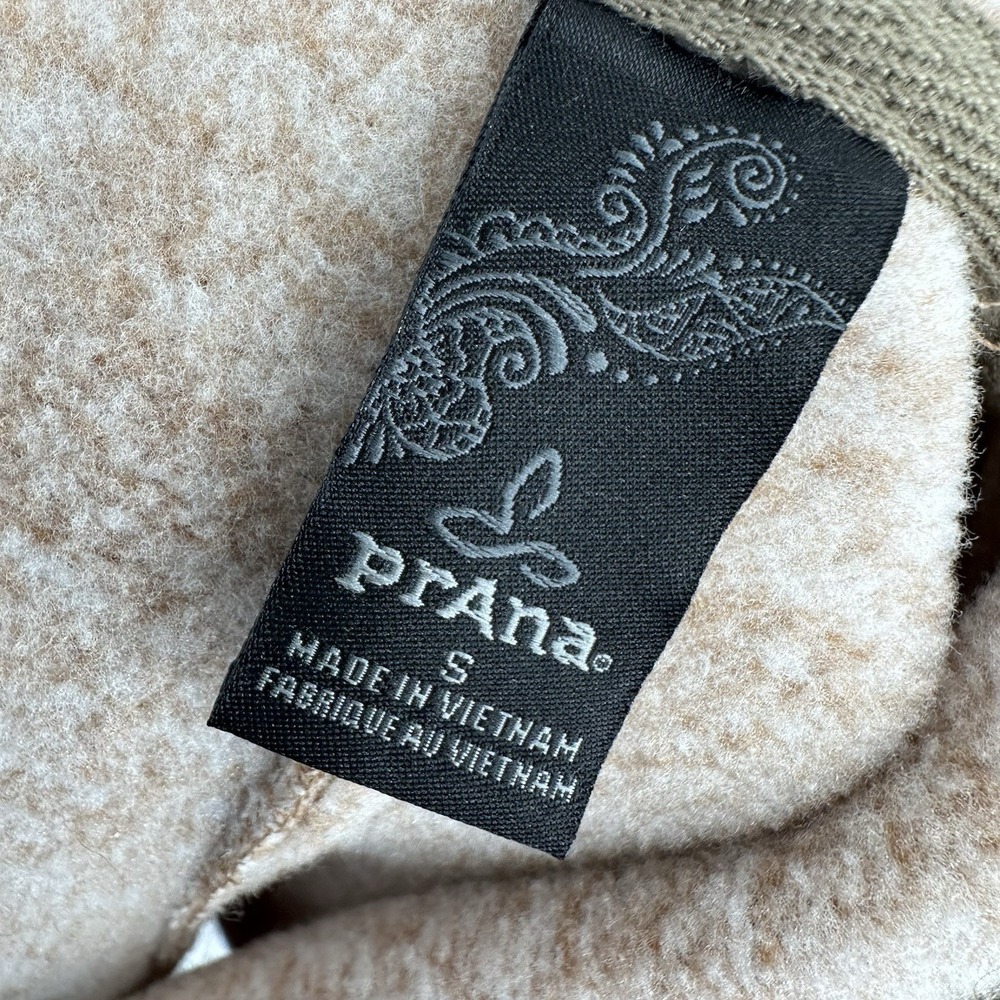 PRANA Tri Thermal Hooded Poncho Pullover Kangaroo Pocket Sweater Size Small - Picture 10 of 13
